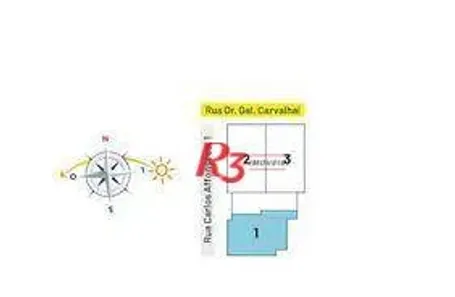 Apartamento com 3 Quartos à venda, 125m² no Gonzaga, Santos