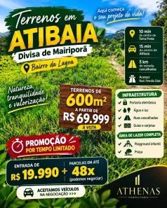 Lote/Terreno à venda, 600m² no Roseira, Mairiporã