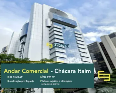 Imóvel Comercial para alugar, 504m² no Chácara Itaim, São Paulo