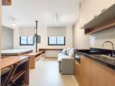 Apartamento com 1 Quarto para alugar, 24m² no Butantã, São Paulo