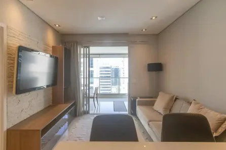 Apartamento com 1 Quarto para alugar, 62m² no Itaim Bibi, São Paulo