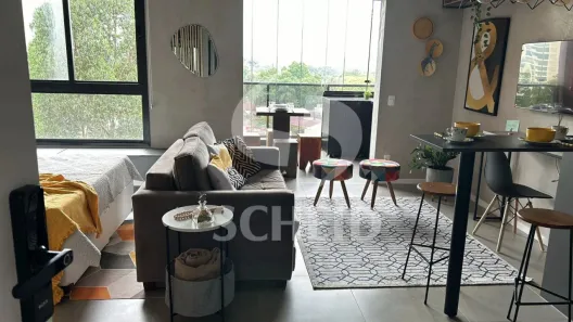 Apartamento com 1 Quarto para alugar, 47m² no Cerqueira César, São Paulo