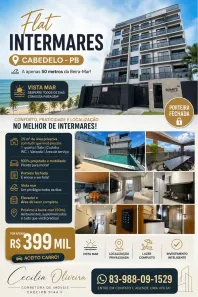Flat com 1 Quarto à venda, 25m² no Intermares, Cabedelo