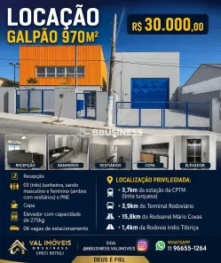 Galpão/Depósito/Armazém para alugar, 970m² no Suíssa, Ribeirão Pires