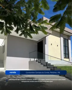 Casa de Condomínio com 3 Quartos à venda, 140m² no Topázio, Petrolina