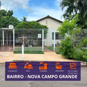 Casa com 4 Quartos à venda, 213m² no Vila Nova Campo Grande, Campo Grande