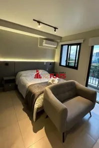 Flat com 1 Quarto para alugar, 26m² no Indianópolis, São Paulo