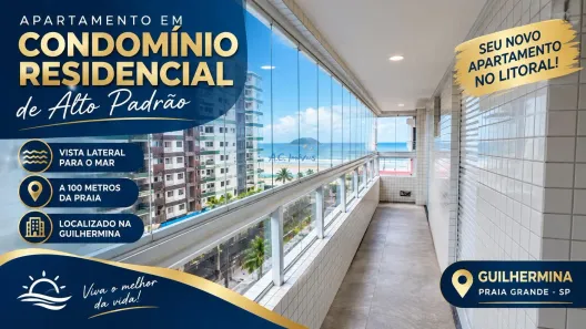 Apartamento com 3 Quartos à venda, 140m² no Guilhermina, Praia Grande