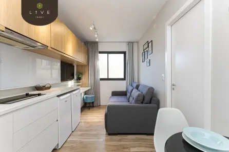 Apartamento com 1 Quarto para alugar, 25m² no Mercês, Curitiba