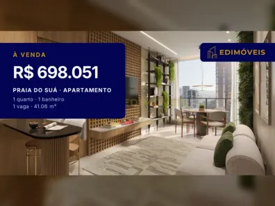 Apartamento com 1 Quarto à venda, 41m² no Praia do Suá, Vitória