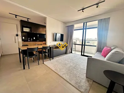 Apartamento com 1 Quarto para alugar, 57m² no Ponta da Praia, Santos