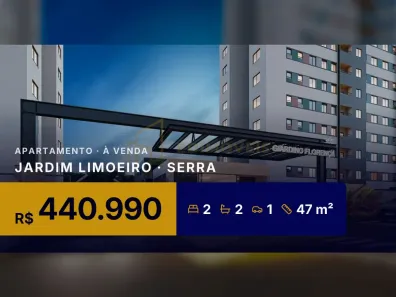 Apartamento com 2 Quartos à venda, 47m² no Jardim Limoeiro, Serra
