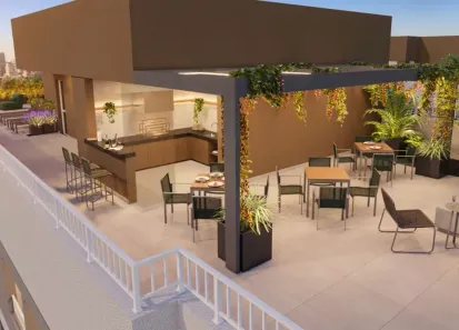 Apartamento com 2 Quartos à venda, 33m² no Santo Amaro, São Paulo