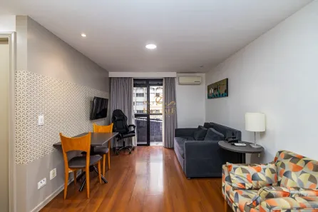 Apartamento com 1 Quarto para alugar, 42m² no Batel, Curitiba