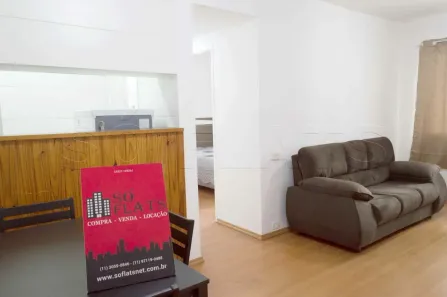 Flat com 1 Quarto para alugar, 42m² no Indianópolis, São Paulo
