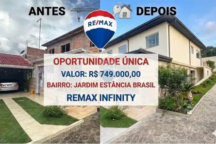 Sobrado com 4 Quartos à venda, 316m² no Jardim Estância Brasil, Atibaia