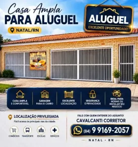 Casa com 3 Quartos para alugar, 160m² no Neópolis, Natal