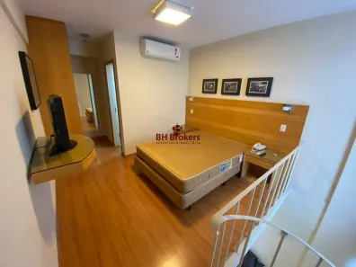 Apartamento com 1 Quarto para alugar, 42m² no Savassi, Belo Horizonte