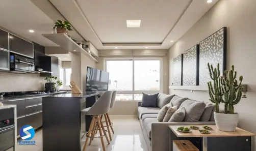 Apartamento com 2 Quartos à venda, 55m² no Jardim do Salso, Porto Alegre