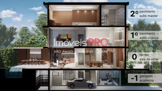 Casa de Condomínio com 3 Quartos à venda, 496m² no Brooklin Paulista, São Paulo
