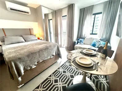 Apartamento com 1 Quarto para alugar, 27m² no Indianópolis, São Paulo