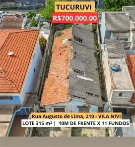 Lote/Terreno à venda, 315m² no Vila Nivi, São Paulo