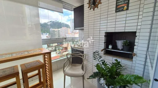 Apartamento com 3 Quartos à venda, 100m² no Pompéia, Santos