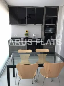 Flat com 1 Quarto para alugar, 44m² no Brooklin Paulista, São Paulo