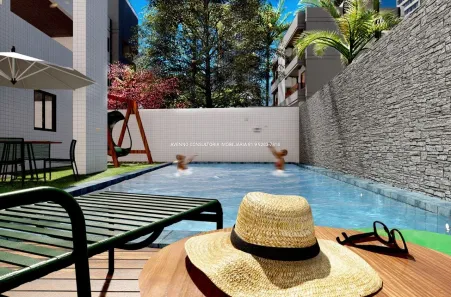 Apartamento com 1 Quarto à venda, 51m² no Torre, Recife