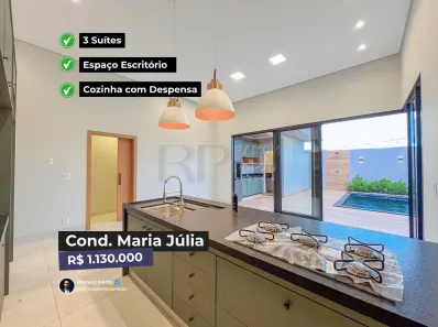 Casa de Condomínio com 3 Quartos à venda, 157m² no Residencial Maria Júlia, São José do Rio Preto