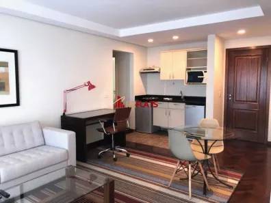 Flat com 1 Quarto para alugar, 52m² no Pinheiros, São Paulo