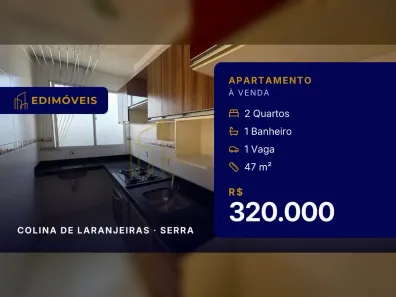 Apartamento com 2 Quartos à venda, 47m² no Colina de Laranjeiras, Serra