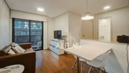 Flat com 1 Quarto para alugar, 40m² no Itaim Bibi, São Paulo