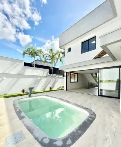 Casa de Condomínio com 3 Quartos à venda, 253m² no Jardins Bolonha, Senador Canedo