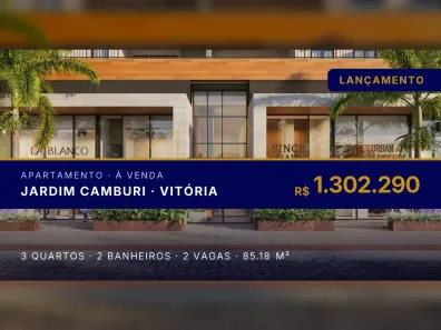 Apartamento com 3 Quartos à venda, 85m² no Jardim Camburi, Vitória