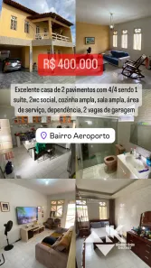 Casa com 4 Quartos à venda, 200m² no Aeroporto, Aracaju