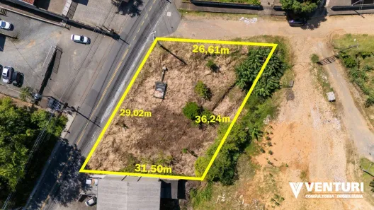 Lote/Terreno à venda, 977m² no Água Verde, Blumenau