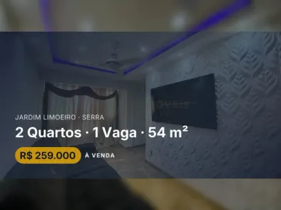Apartamento com 2 Quartos à venda, 54m² no Jardim Limoeiro, Serra