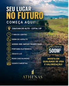 Lote/Terreno à venda, 500m² no Centro (Caucaia do Alto), Cotia