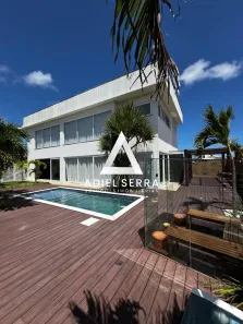 Casa de Condomínio com 4 Quartos à venda, 377m² no Alphaville (Abrantes), Camaçari