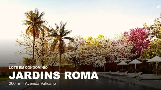 Lote/Terreno à venda, 266m² no Jardins Roma, Senador Canedo