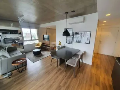 Apartamento com 1 Quarto para alugar, 61m² no Cidade Monções, São Paulo