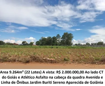 Lote/Terreno à venda, 9264m² no Jardim Buriti Sereno, Aparecida de Goiânia