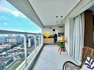 Apartamento com 3 Quartos à venda, 101m² no Gonzaga, Santos