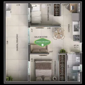 Apartamento com 2 Quartos à venda, 51m² no Vila São Pedro, São Paulo