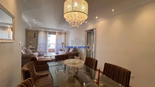Apartamento com 3 Quartos para alugar, 121m² no Embaré, Santos