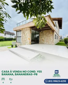Casa de Condomínio com 4 Quartos à venda, 225m² no , Bananeiras