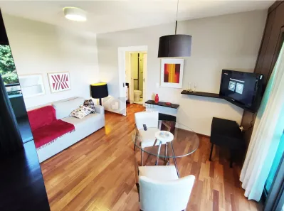 Apartamento com 1 Quarto para alugar, 43m² no Brooklin Paulista, São Paulo