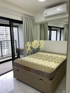 Flat com 1 Quarto para alugar, 30m² no Indianópolis, São Paulo