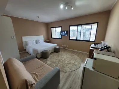 Flat com 1 Quarto para alugar, 30m² no Indianópolis, São Paulo